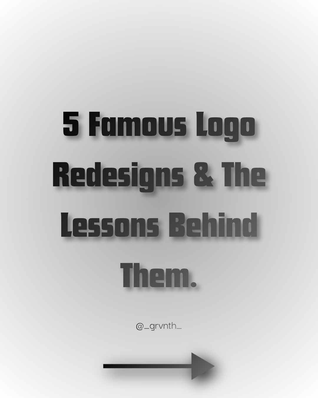 Logo redesigns series introduction