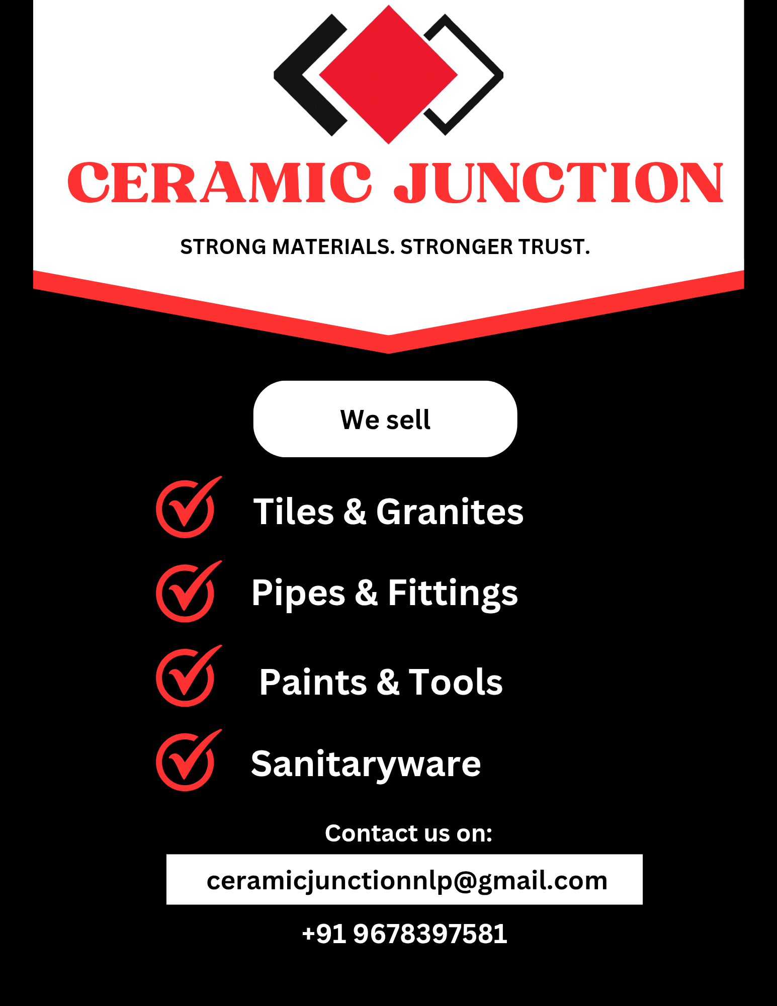Ceramic Junction promotional flyer