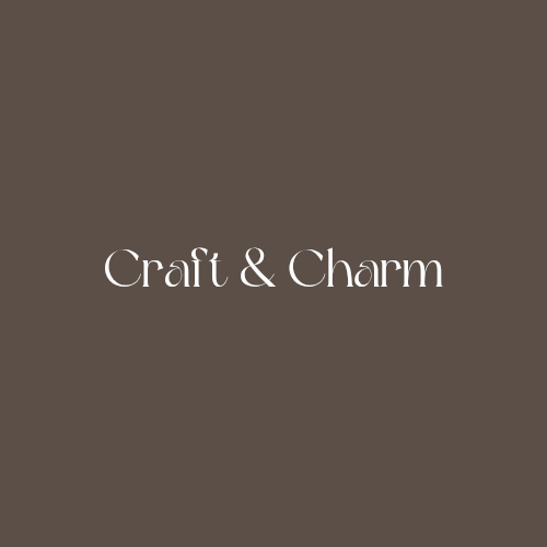 Craft and Charm logo identity